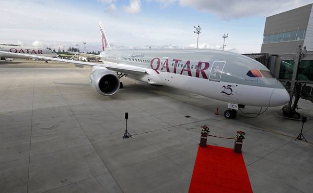 Dead baby found on Qatar Airways plane