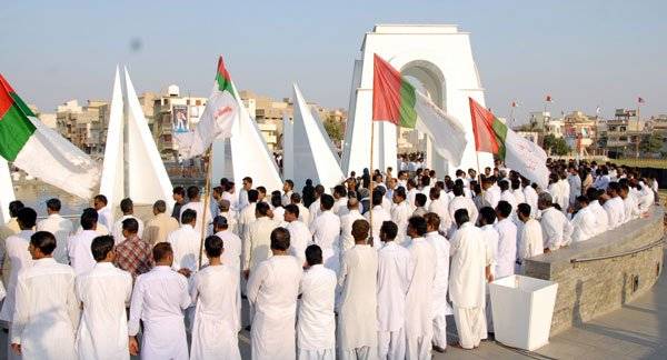 MQM workers barred from entering Yadgar-e-Shuhada