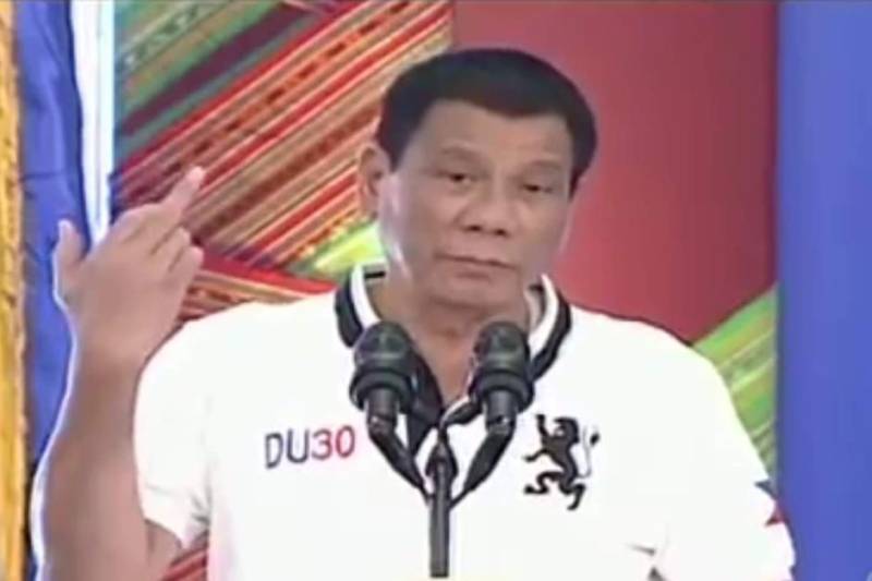 Philippines' Duterte says God warned him off swearing