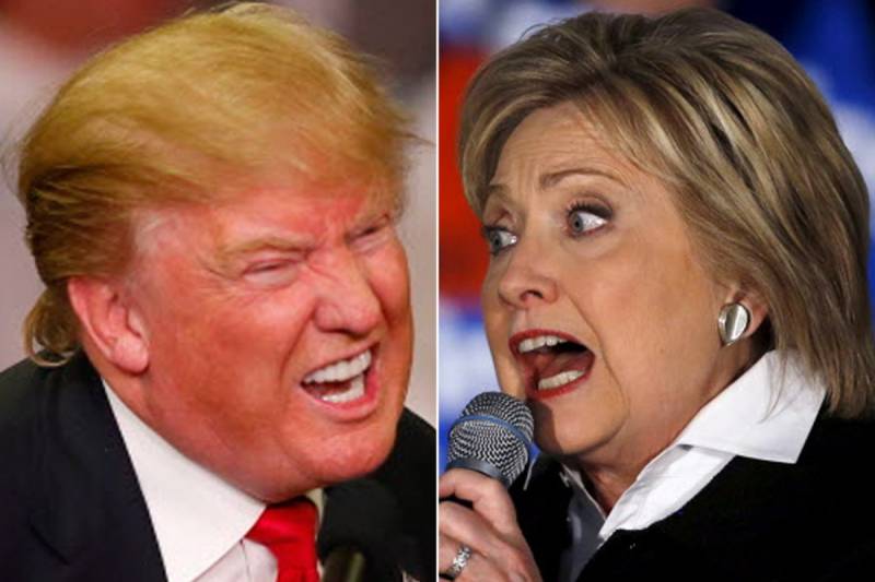 Trump, Clinton blast each other on character; Clinton rises in poll