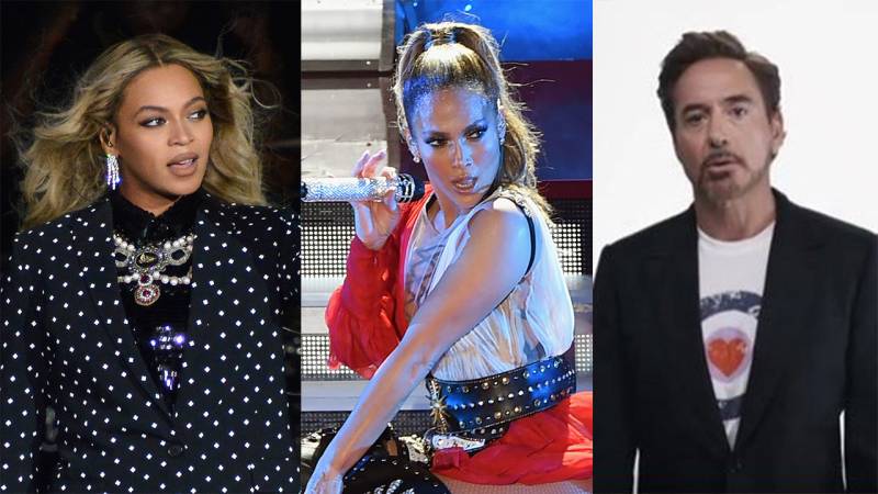 Beyonce, Jennifer Lopez, Robert Downey Jr, more encourage fans to vote