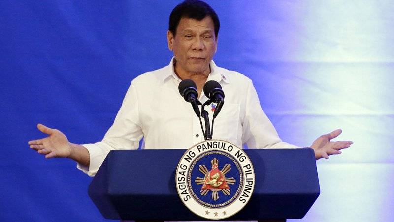 Philippines Duterte says would welcome refugees - 'They can always come here.'