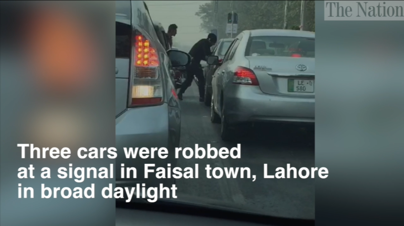 Street crime in Lahore 