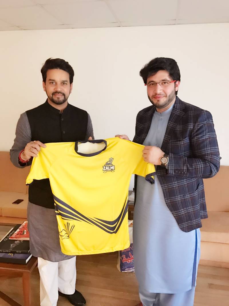 Javed Afridi pitches PSL-IPL team matches to Thakur