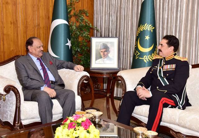President lauds services of outgoing army chief