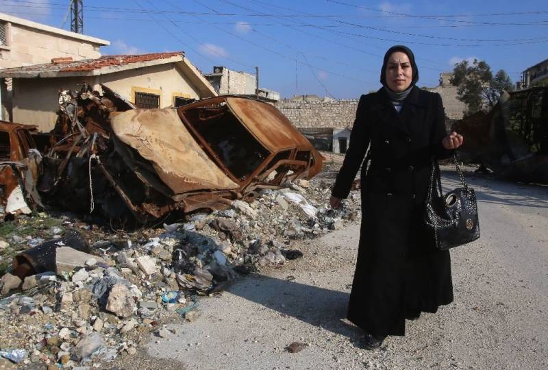 'Woman returns home after four years, finds rubble'