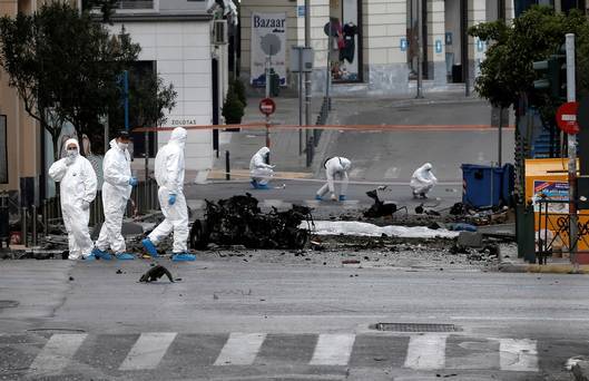 Greek police find bomb planted outside labor ministry