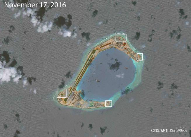 China installs weapons systems on artificial islands: U.S. think tank