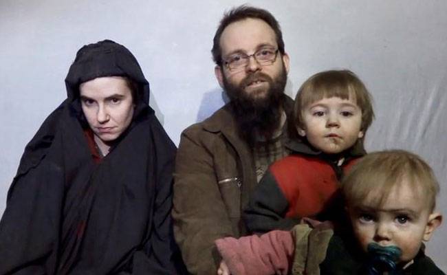 Taliban video shows sons born to kidnapped U.S., Canadian couple 