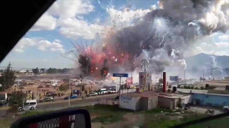 Mexico fireworks market blasts kill at least 31, injure scores