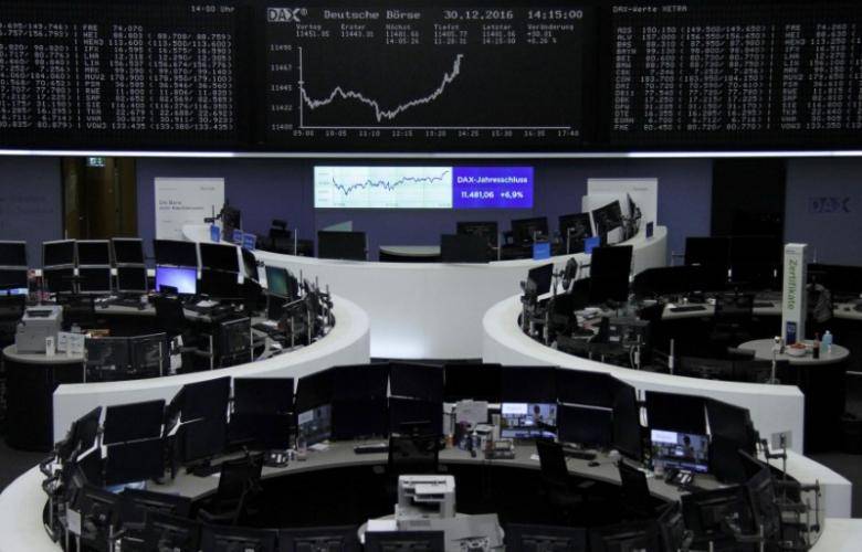 New Year, new high for euro zone stock markets