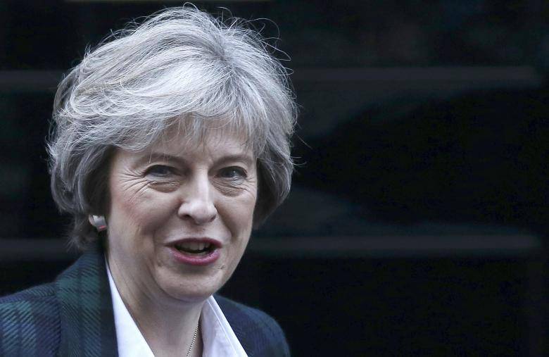 British PM May sets out plans for Brexit