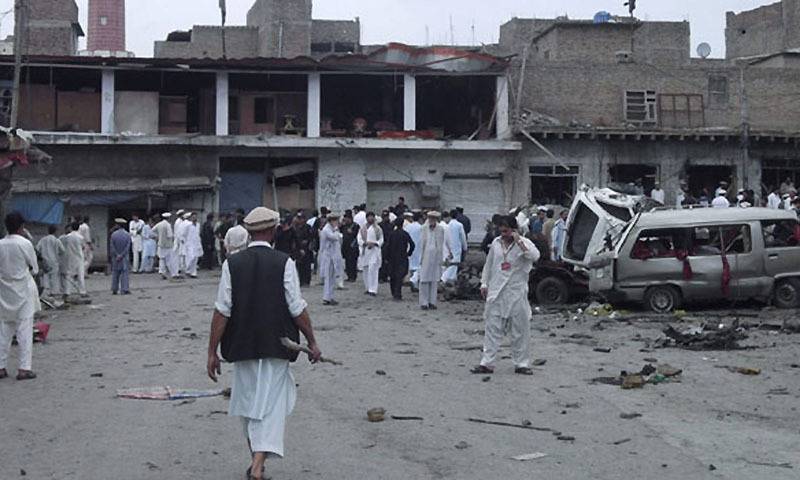 Traders close shops in Parachinar in protest against blast
