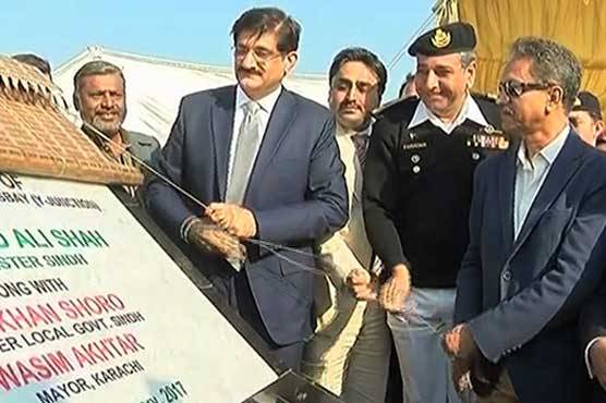 CM Sindh inaugurates bridge at Hawks Bay 