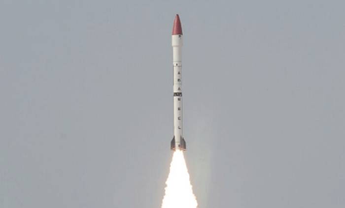 Pakistan test-fires Ababeel surface-to-surface missile