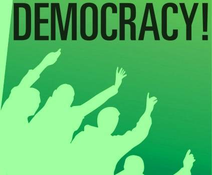 Democracy is part of my faith. Spiritual democracy will win against oppressive militarism 