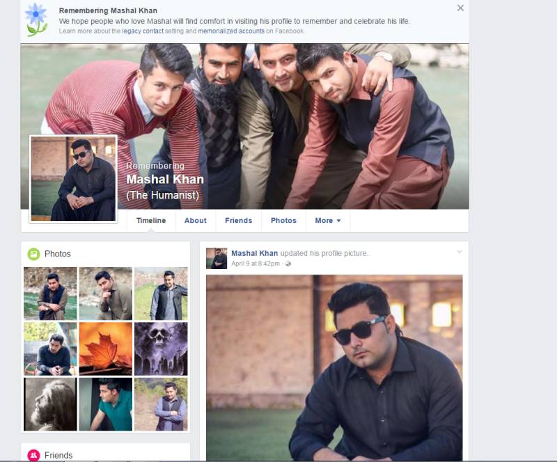 Remembering Mashal Khan: Facebook creates Memorialised Account for friends, family to share memories