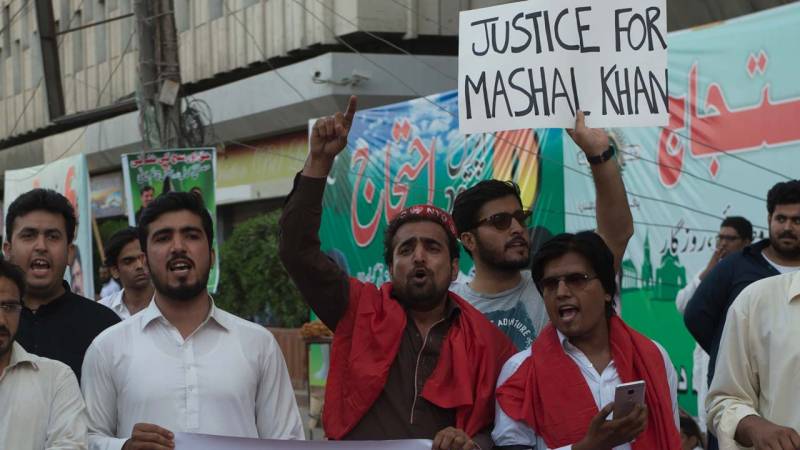 Police say so far 32 arrested in Mashal lynching case