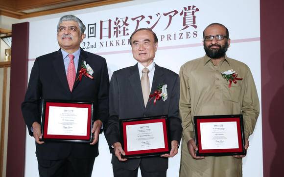 Faisal Edhi receives 22nd Nikkei Asian Award in Tokyo 