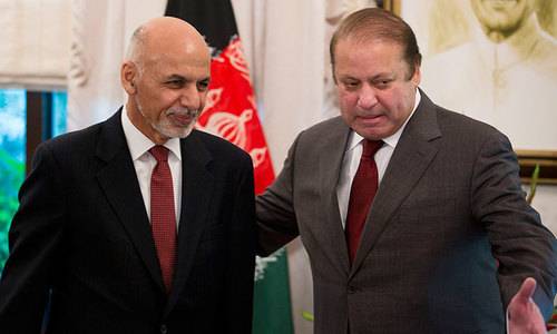 Nawaz meets Ghani, reiterates commitment to fighting terrorism