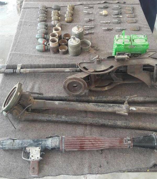 Cache of weapons recovered from Waziristan Agency: ISPR