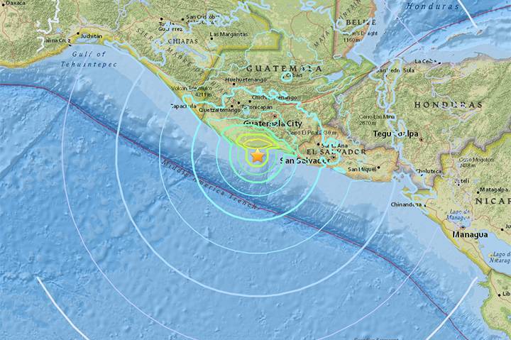 Powerful earthquake shakes Central America 