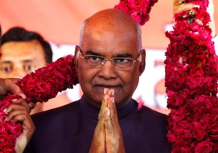 Indian parliament elects president, BJP-backed candidate Ram Nath Kovind favourite