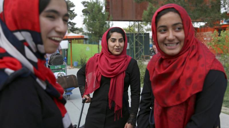 'Courageous achievement' medal won by Afghan robotics team in US