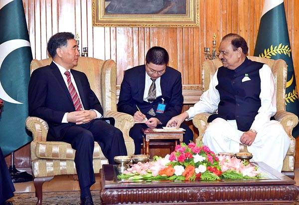 Pakistan supports China's stance on Tibet: President Mamnoon