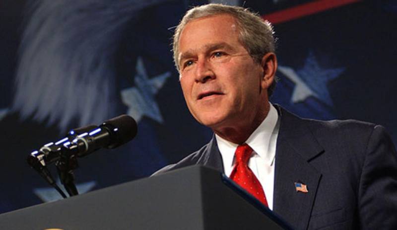 Bush takes veiled swipe at Trump, defends immigration and trade