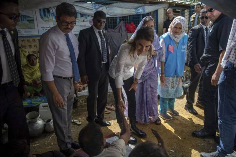 Queen Rania urges international community to 'do more' for Rohingya Muslims