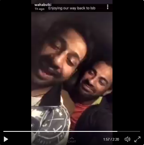 Video: Sarfaraz, Wahab. Babar enjoying fog, drive and lip sync 