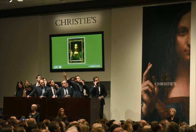 Da Vinci painting of Christ sells for record $450m