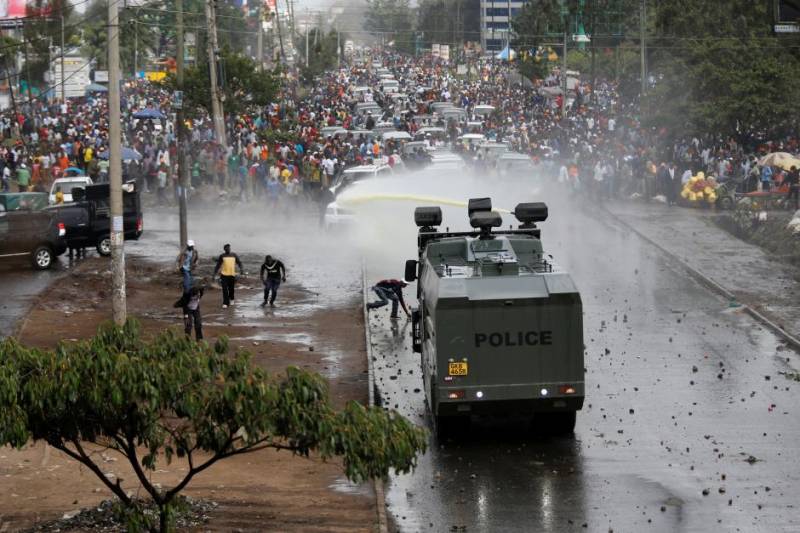 Two killed as Kenyan police disperse supporters cheering opposition leader