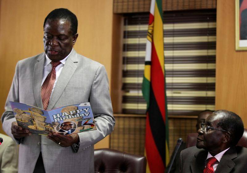 Mugabe standing down as President of Zimbabwe