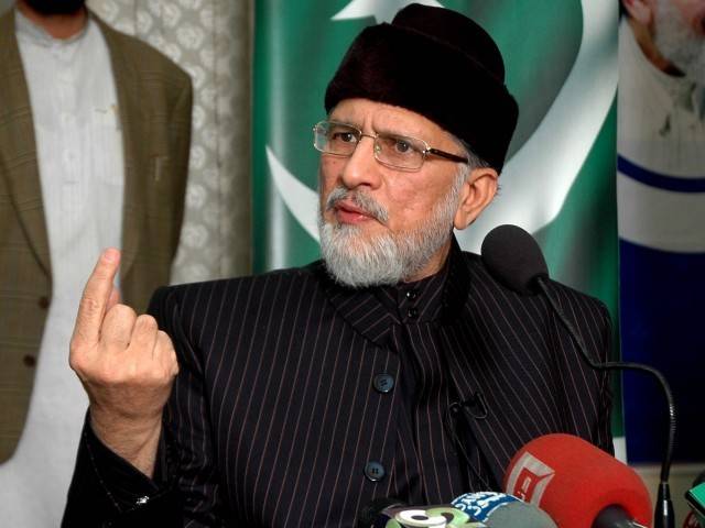 Govt must resign immediately: Tahir ul Qadri