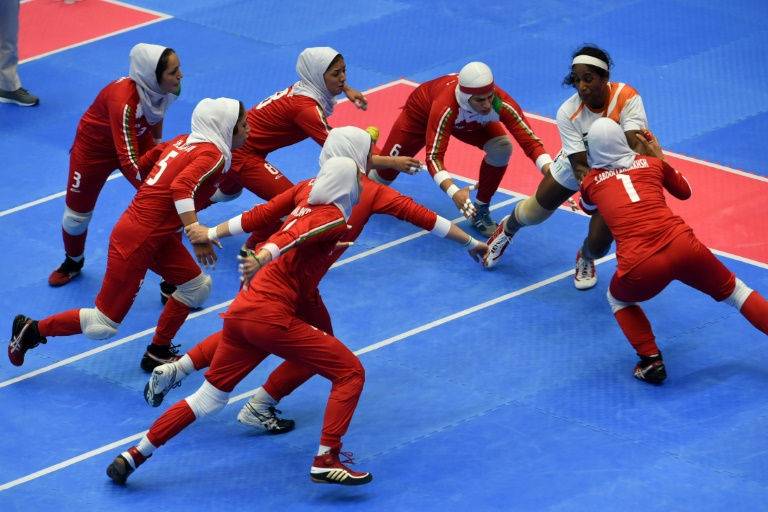 Thai coach dons headscarf to sneak into Iran women's kabaddi games