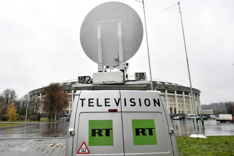 Kremlin 'extremely disappointed' by US Congress ban on RT