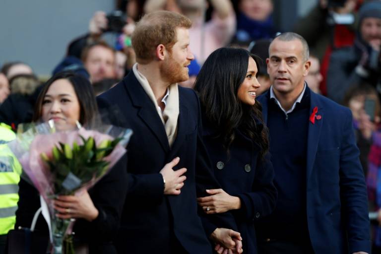 Prince Harry and Meghan make their first royal visit