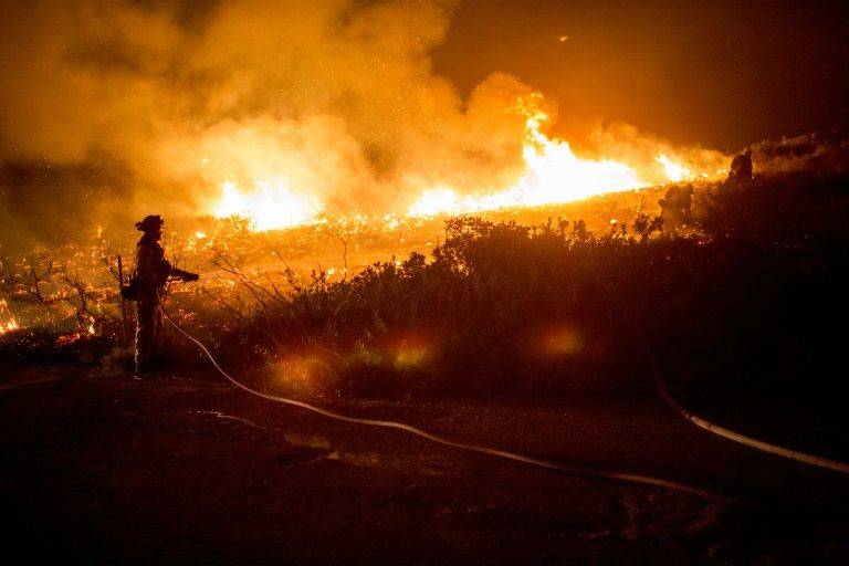 Wildfires rage across southern California