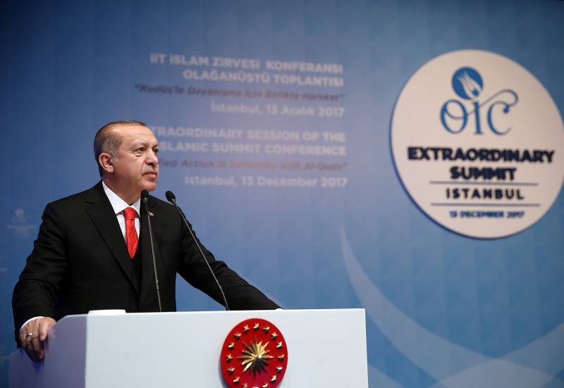 Erdogan urges recognition of Jerusalem as Palestinian capital