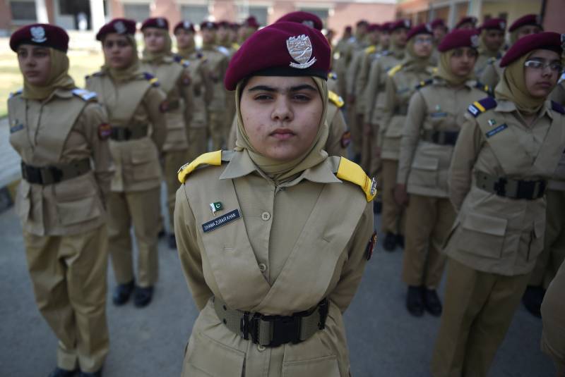 In Pakistan's 1st cadet college for girls, students dream of taking power 