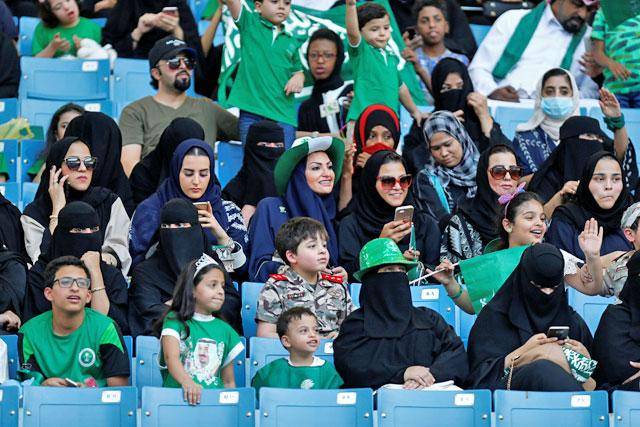 Saudi stadiums to open doors to women on Friday