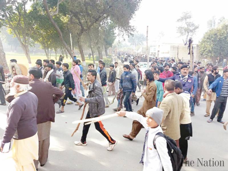 Clashes between police and protesters escalate across Kasur