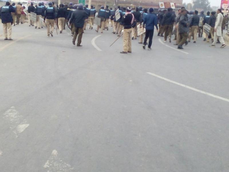 Clashes between police and protesters escalate across Kasur