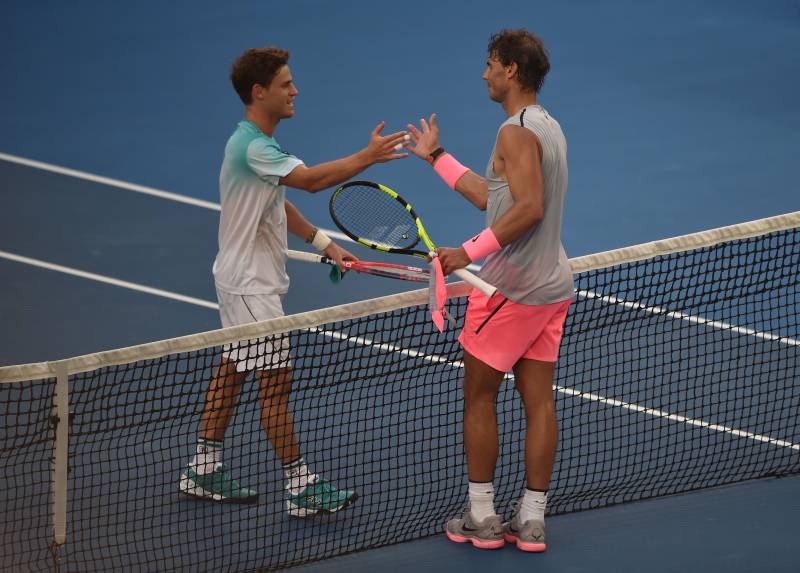 Australian Open: Nadal fights off gutsy Schwartzman to reach quarters