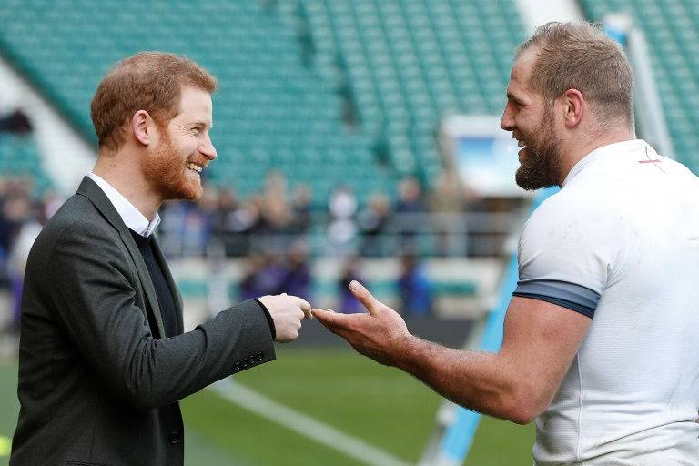 Prince Harry like a 'Labrador with a tennis ball' when he sees a rugby ball