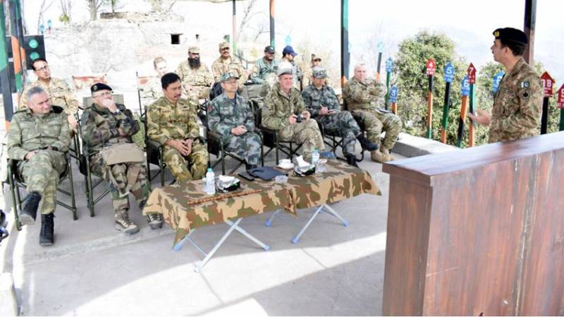 Army briefs defence attaches on Indian ceasefire violations