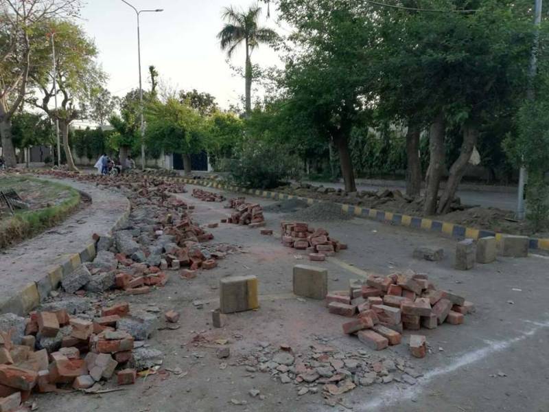 LDA starts restoring park outside Dar's residence