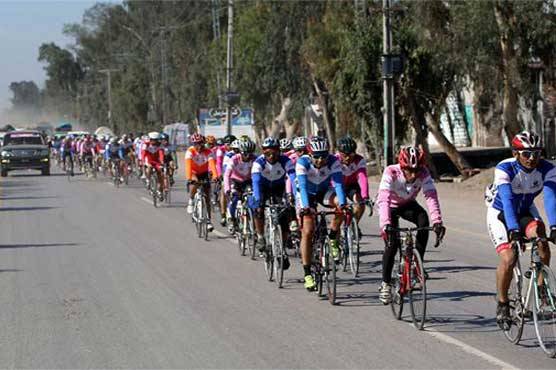 Pakistan Day cycling race won by international cyclist Mohsin 